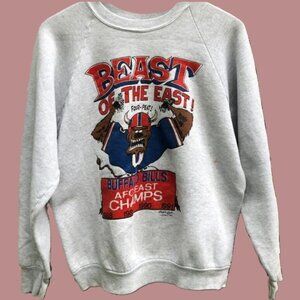 REMAKE 1991 Buffalo Bills Fruit of the Loom NFL Crewneck Sweatshirt Unisex 90s
